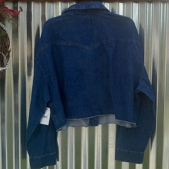 Wrangler 4 button long sleeve lightweight denim jacket chest pockets XXL… - Picture 7 of 7